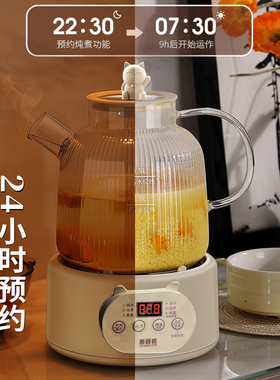 全玻璃恒温养生壶煮茶烧水壶