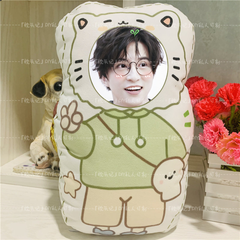 薛之谦玩偶抱枕靠垫枕头床靠午休枕生日礼物照片diy来图定制公仔,淘宝优惠券,粉丝福利购,淘宝优惠卷