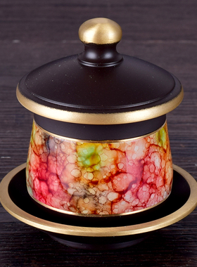 佛前观音圣水杯黄铜纯供奉