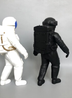 网红创意宇航员摆件卧式客厅书房办公室太空人装饰品家居软造型