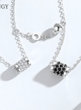 情侣小蛮腰s925足银磁吸轻奢项链