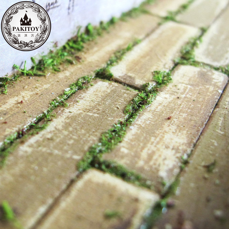 娃娃屋DIY小屋手工小屋场景dollhouse建筑模型材料仿真干花草粉 - 图0