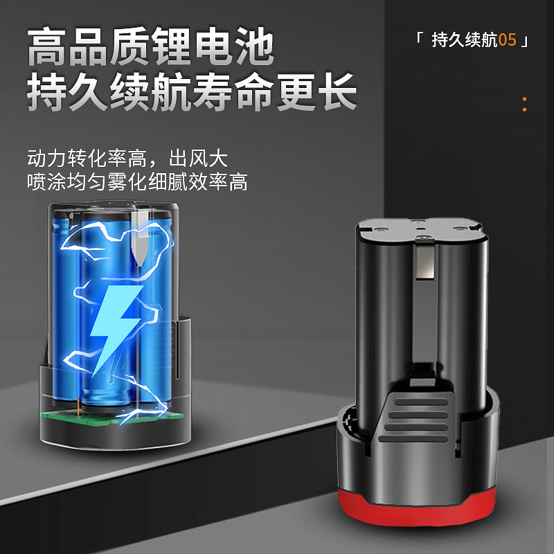 电动喷漆枪小型家具补漆修复喷枪充电式锂电喷笔气罐手办模型彩绘,淘宝优惠券,粉丝福利购,淘宝优惠卷