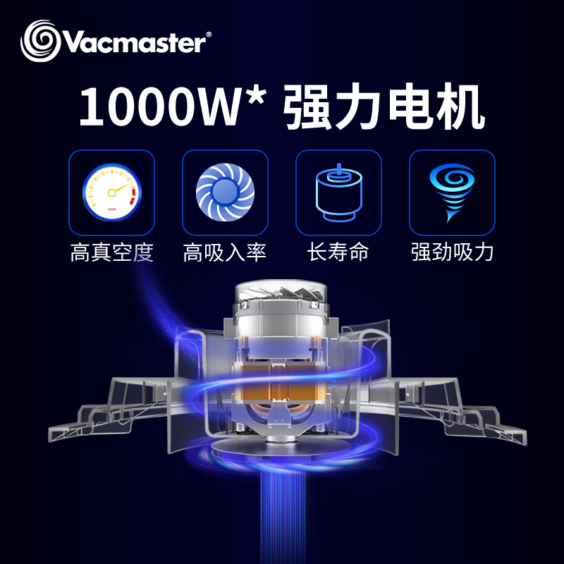 vacmaster吸尘器家用装修强力大功率手持小型地毯干湿吹桶式机15L