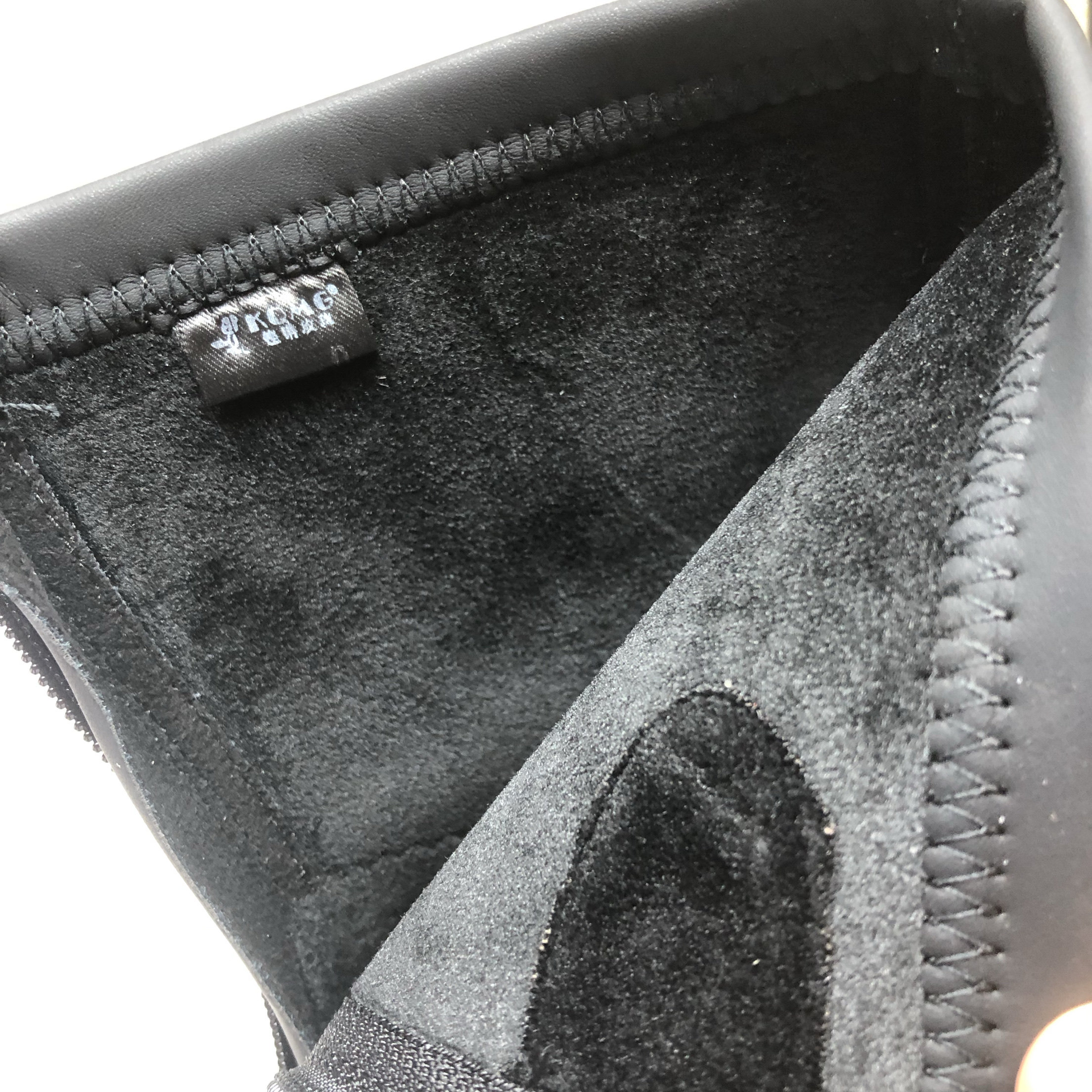 头层牛皮9W1759黑色加绒低跟后拉链气质百搭全皮瘦瘦靴秋冬洋气,淘宝优惠券,粉丝福利购,淘宝优惠卷