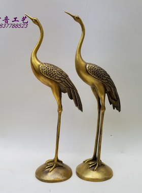 丹顶鹤吉祥物桌面风水结婚礼品