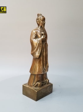 工艺黄铜悬壶济世名医定做摆件