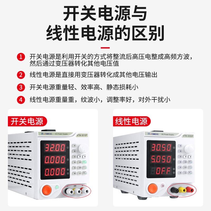 同门eTM-605DP603DP线性高精度可编程30V60V5A3A可调直流稳压电源 - 图0