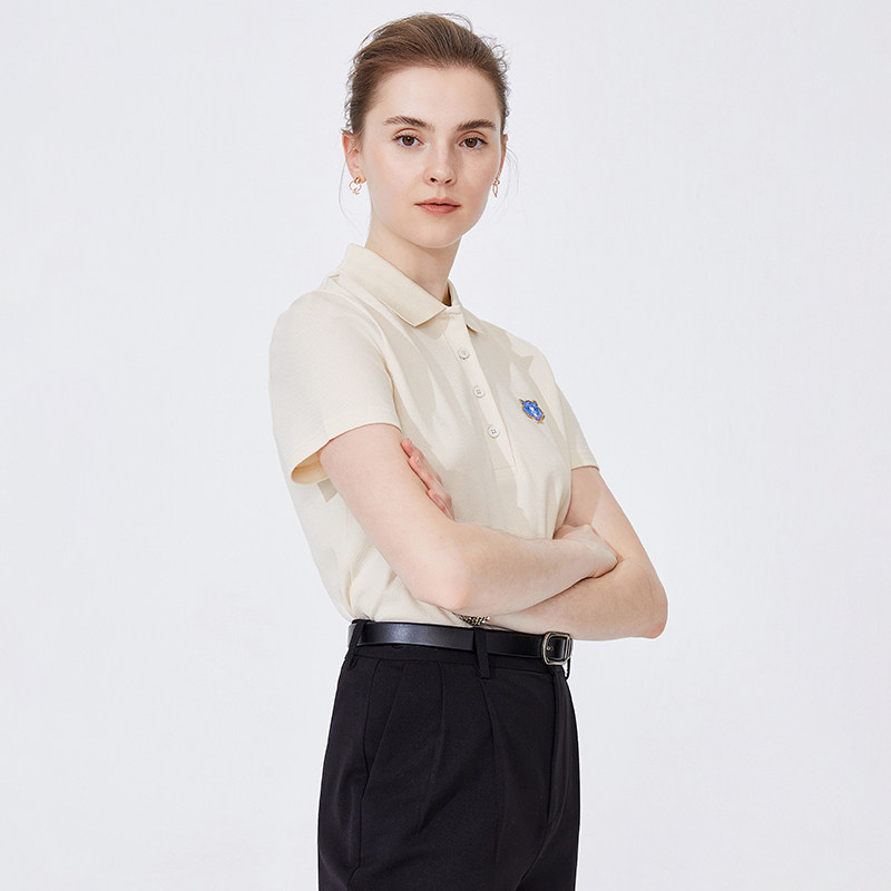[纯棉]Navigare意大利小帆船夏季短袖polo衫女2023年新款翻领t恤,淘宝优惠券,粉丝福利购,淘宝优惠卷