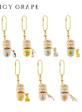 可爱宠物胶囊毛衣链女生日礼物