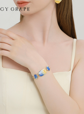 JuicyGrape原创设计星月夜手链