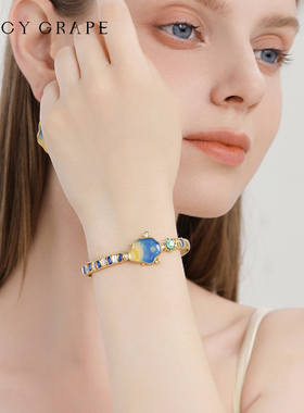 juicygrape星月夜珐琅手镯