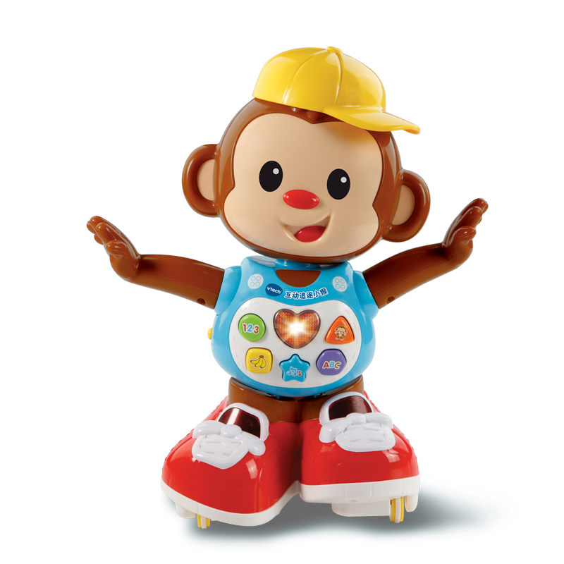 vtech互动追逐小猴宝宝电动玩具 七彩云母婴电动/遥控机器人