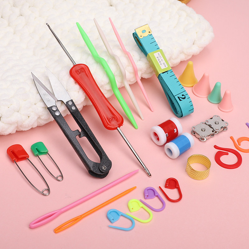 新手钩针工具套装钩织毛衣毛线玩偶编织材料包初学者diy手编材料,淘宝优惠券,粉丝福利购,淘宝优惠卷