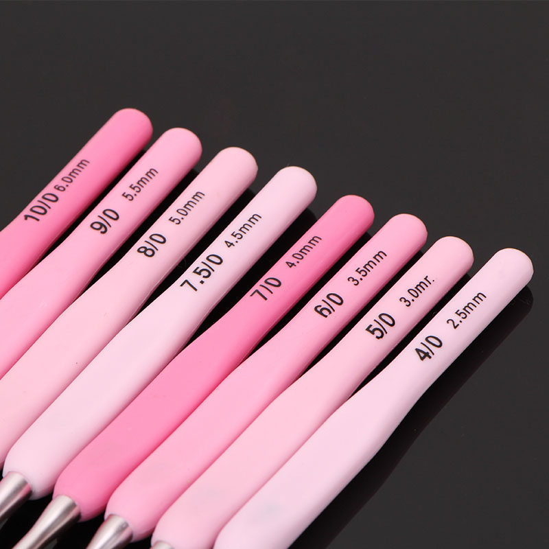 勾针钩针工具全套装手工软柄毛线衣编织包包不锈钢钩针diy材料包,淘宝优惠券,粉丝福利购,淘宝优惠卷