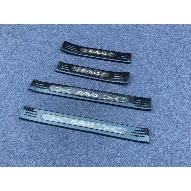 适用于19-24款RAV4外门槛条RAV荣放迎宾踏板车门防刮装饰踏板,淘宝优惠券,粉丝福利购,淘宝优惠卷