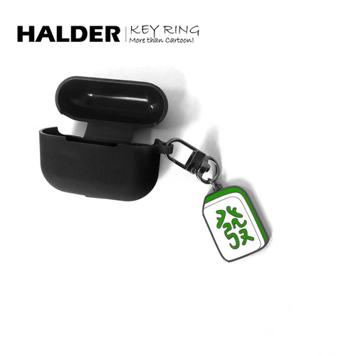 halder麻将挂件发财钥匙扣钥匙链创意汽车金属airpods周边礼物 - 图1