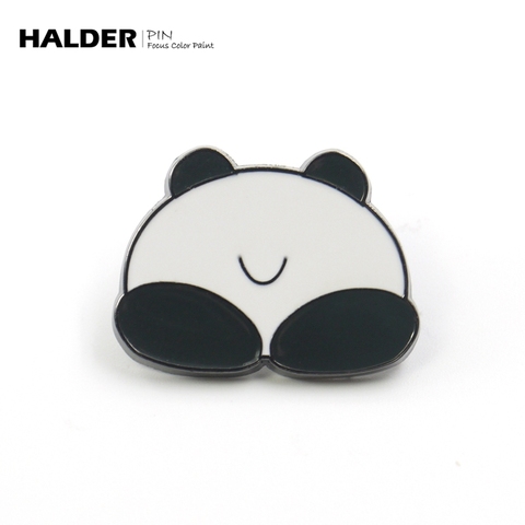 HALDER原创可爱胸针小饰品  熊猫 徽章