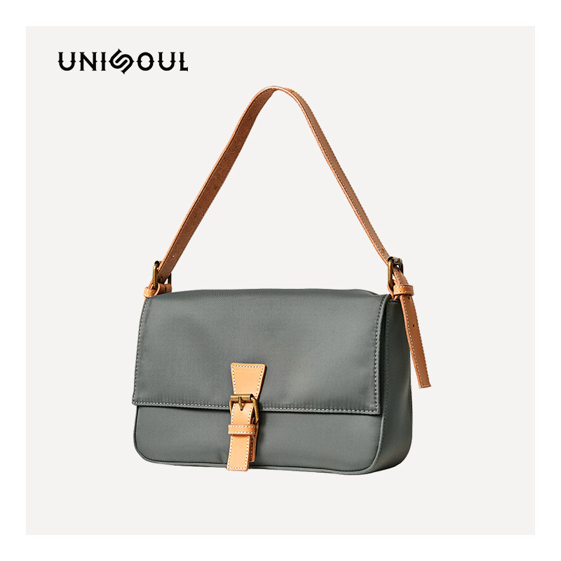 unisoul休闲尼龙潮流女士斜挎包 unisoul女士包袋