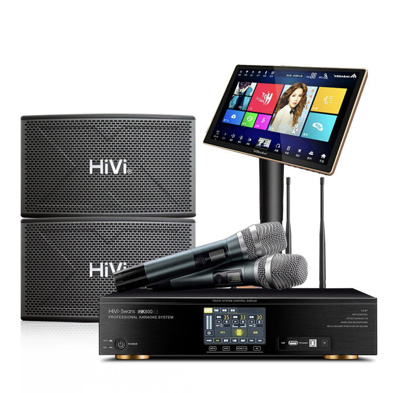 hivi /惠威k1000套装10寸点歌机 丽岳电器KTV/卡拉OK音箱