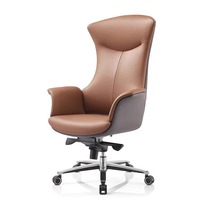 Linch Light Extravagant Boss Chair President Willstyle Office Chair West Leather Large Class Chair Brief Book Room Chair Computer Lift Swivel Chair