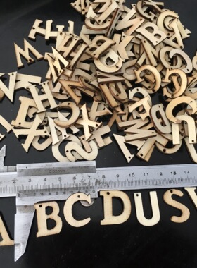 26个混装英文字母木片