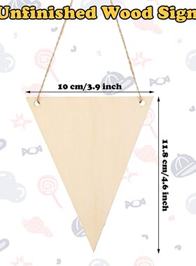 DIY木质空白家居圣诞派对装饰品