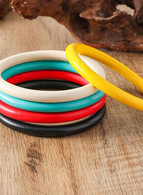 细木手镯时尚潮流简约百搭