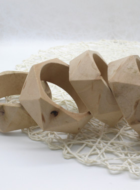 瑕疵品木手镯切面木手镯