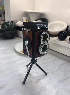 速发间板样公相书房书桌摆件飘窗装饰品复古寓机模型道具摄影主题