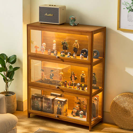 Trojan figure display cabinet display cabinet acrylic
