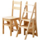 Trojan solid wood ladder chair dual-purpose