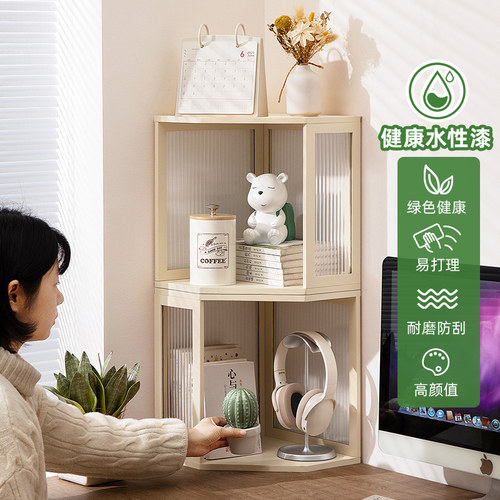 桌面置物架桌上书架子书桌收纳儿童简易学生小型飘窗家用台面书柜 - 图1