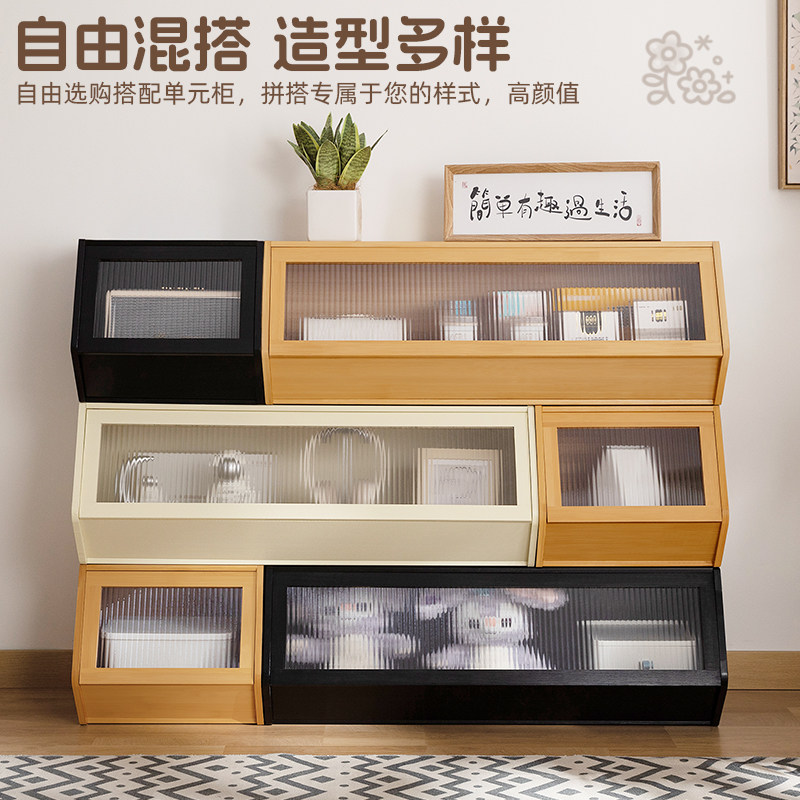 飘窗柜阳台储物柜子防晒靠墙一体榻榻米杂物收纳柜置物架空间利用,淘宝优惠券,粉丝福利购,淘宝优惠卷