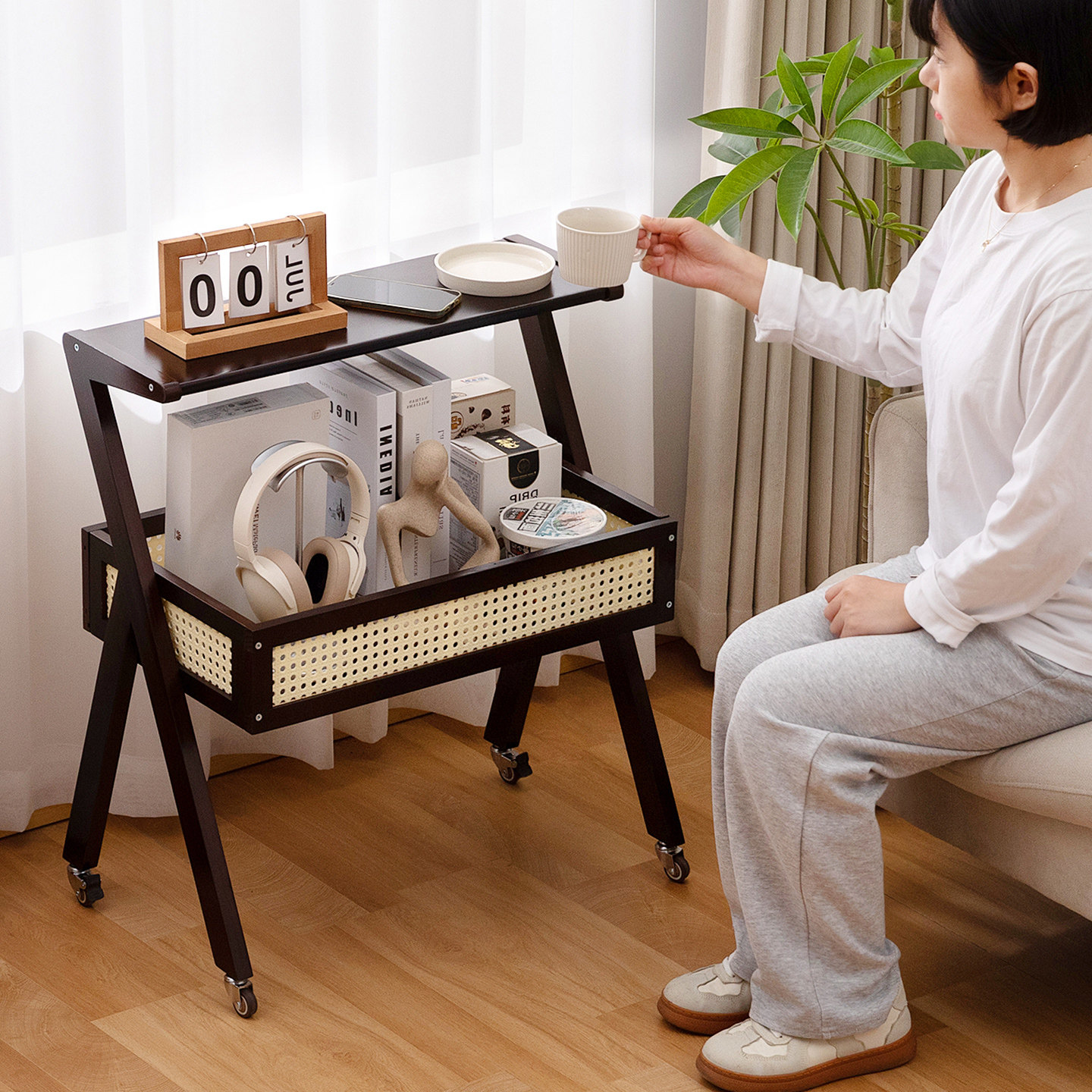 可移动边几茶几小桌子沙发边柜客厅家用床头轻奢高级感小户型阳台,淘宝优惠券,粉丝福利购,淘宝优惠卷