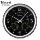 Uranus silent wall clock modern simple clock temperature and humidity meter living room creative quartz clock