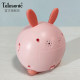 Uranus alarm clock student children's bedroom bedside clock cartoon animation silent night light clock
