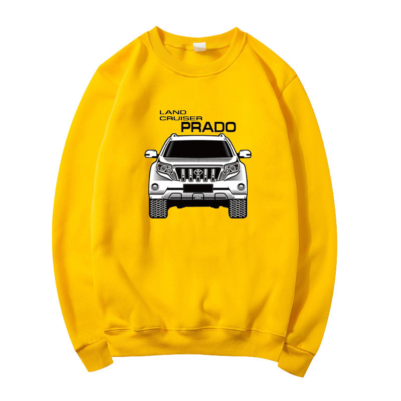 可定制fj酷路泽丰田越野汽车男卫衣 火线够够够卫衣