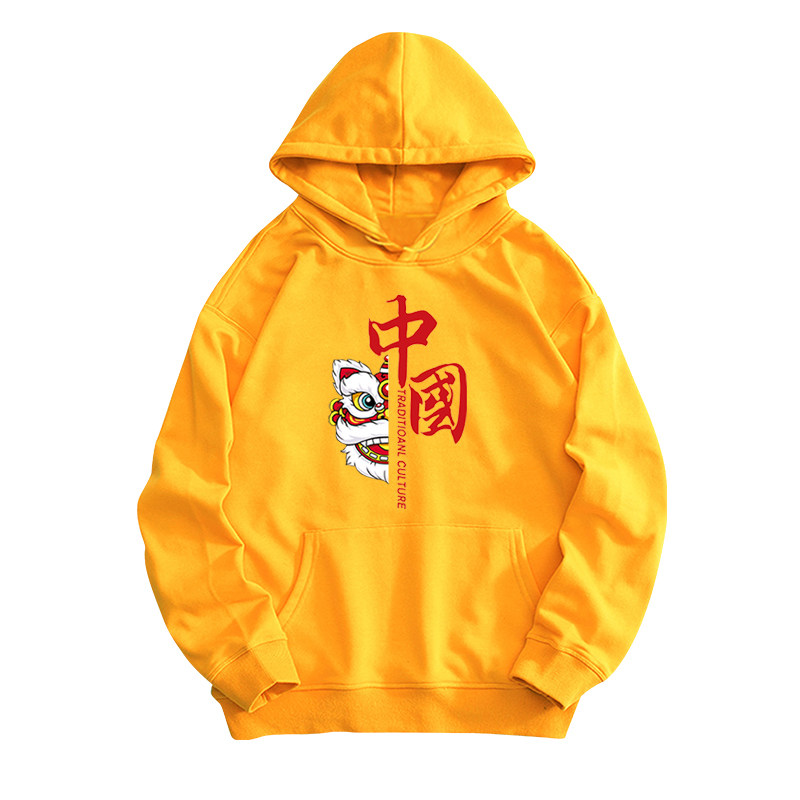 国潮一家三口春秋新款洋气宽松卫衣 火线够够够卫衣