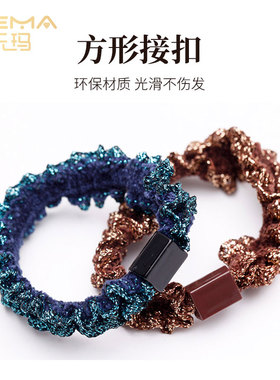 扎马尾蕾丝皮筋结实头饰发圈