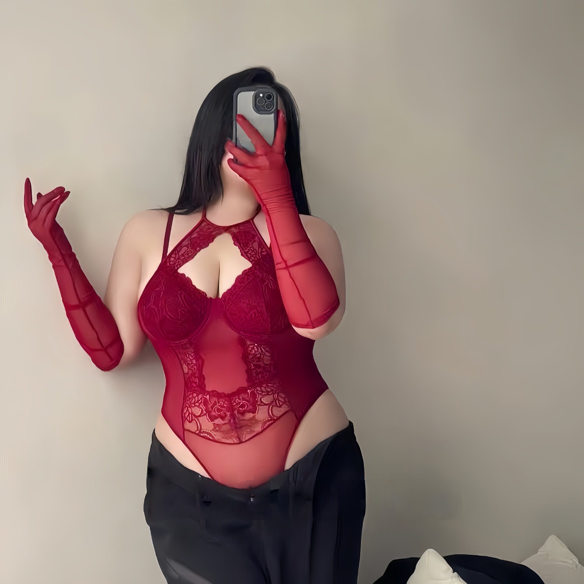 大码蕾丝网纱拼接镂空套脖绑带街头辣妹风内搭可拆卸胸垫连体衣女,淘宝优惠券,粉丝福利购,淘宝优惠卷