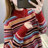 Демисезонный модный зимний приятный телу свитер, 202 года, городской стиль, в западном стиле, по фигуре