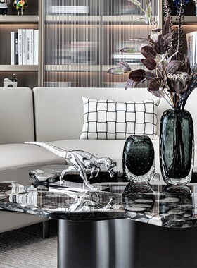 速发霸架龙骨王工艺品创意客厅样柜恐龙摆件复古艺术书板间软装装