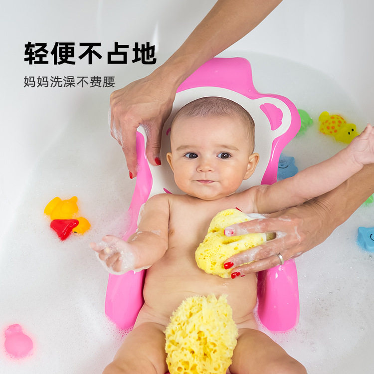 okbaby新生婴儿洗澡浴托躺托神器宝宝洗澡浴盆架可坐躺澡盆浴垫座,淘宝优惠券,粉丝福利购,淘宝优惠卷