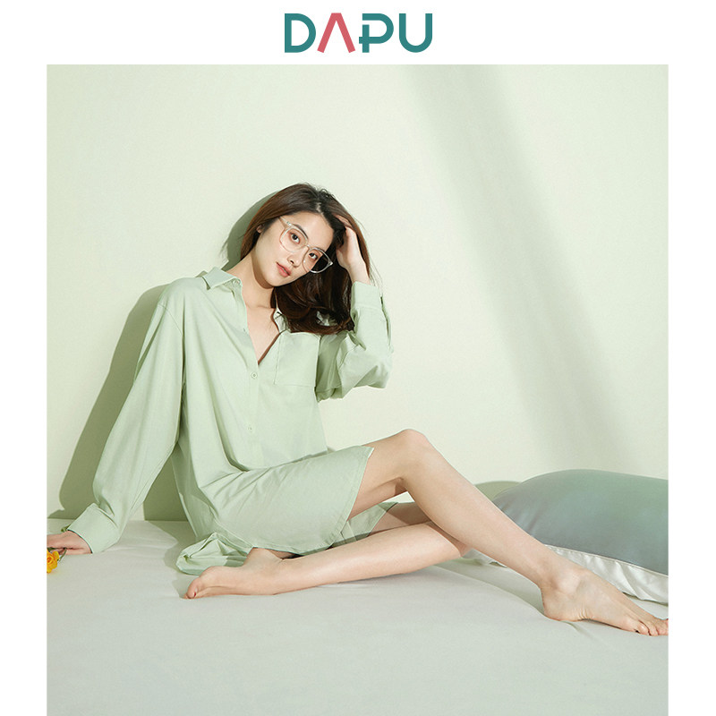 大朴睡裙2020新款针织宽松风连衣裙 大朴内衣睡衣/家居服套装