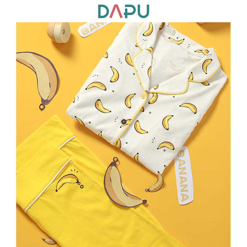 大朴女士新品可爱香蕉ins风睡衣 大朴内衣睡衣/家居服套装