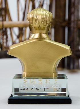 毛主席纯铜人物桌面雕塑汽车摆件