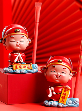 妙工坊高考书桌励志笔座桌面摆件