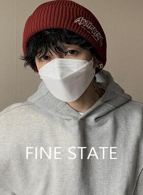 FINESTATE潮牌针织帽男冬季保暖