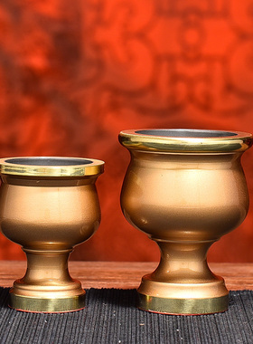 速发佛前供佛杯供水杯纯水酒杯神台供奉财神关公观音佛法僧贡杯圣